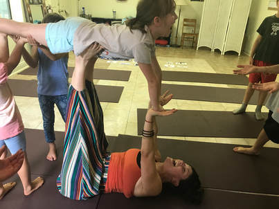 Picture of young girl doing Kids Yoga, Yoga for Youth, Youth Yoga.